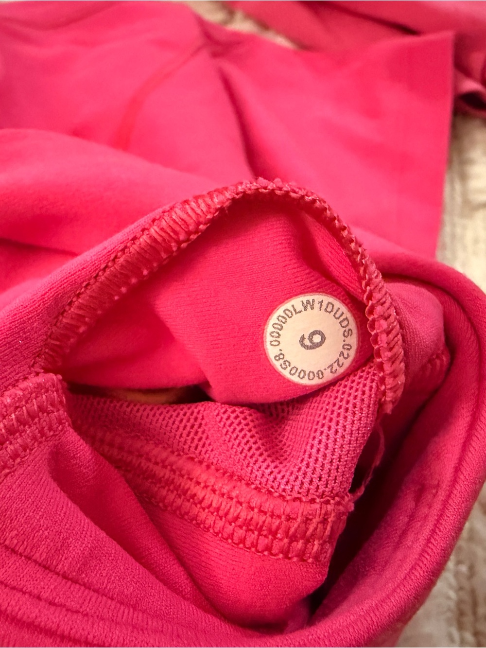 Lululemon Sonic Pink Speed Up Shorts AND Align Top - Picture 5 of 7